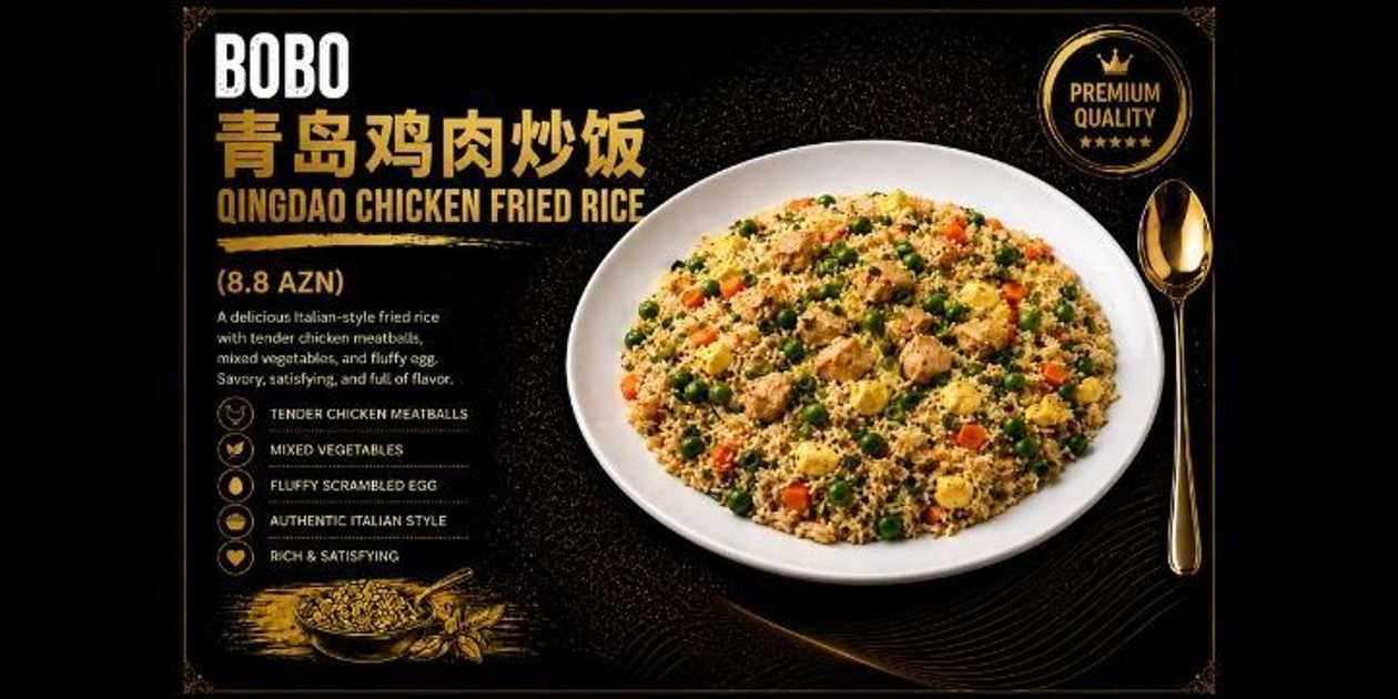 Qingdao Toyuq Qızardılmış Düyü