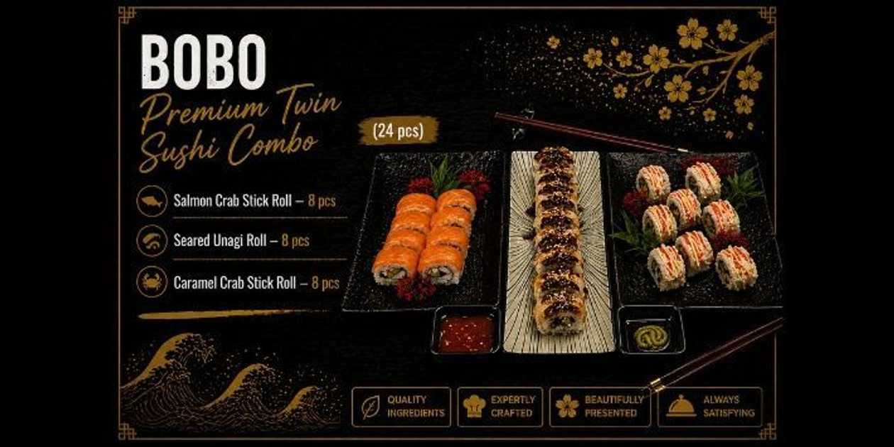 Premium İkili Sushi Kombo (24 əd.)
