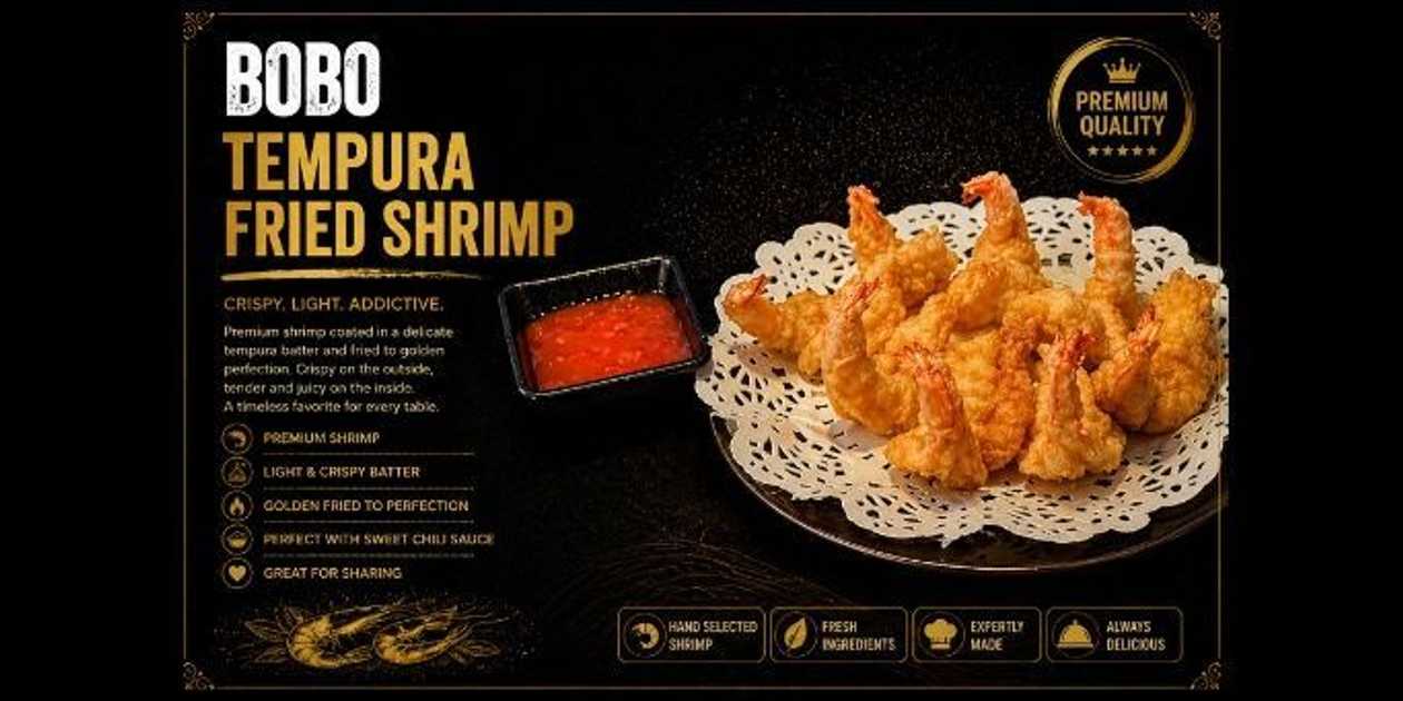 Qaynar Tempura Krevet Roll