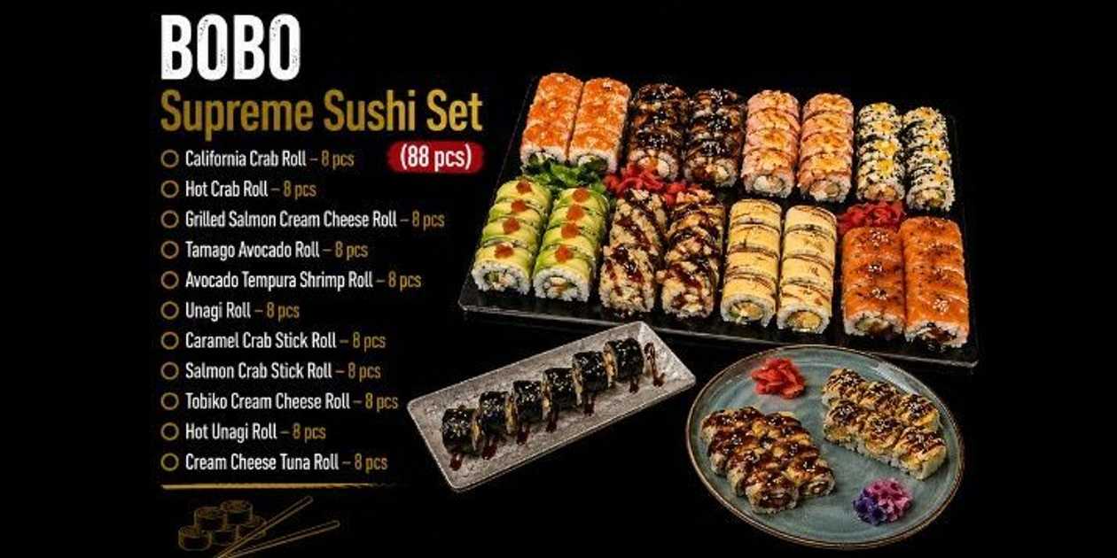 Supreme Sushi Seti (88 əd.)