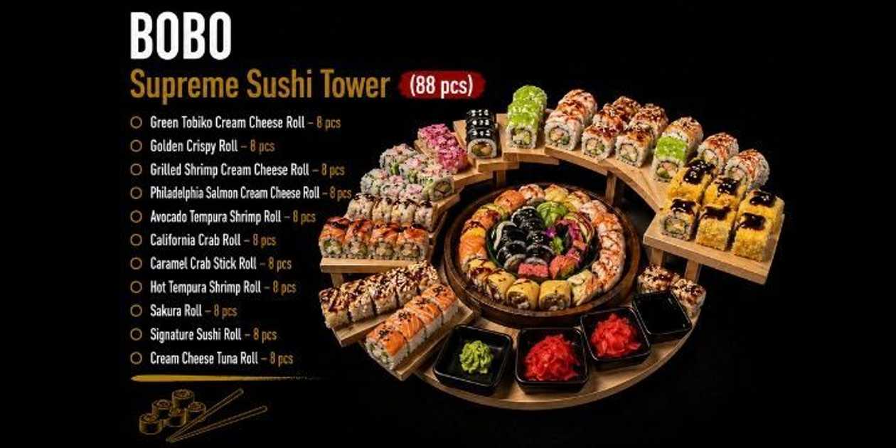 Supreme Sushi Tower (88 əd.)