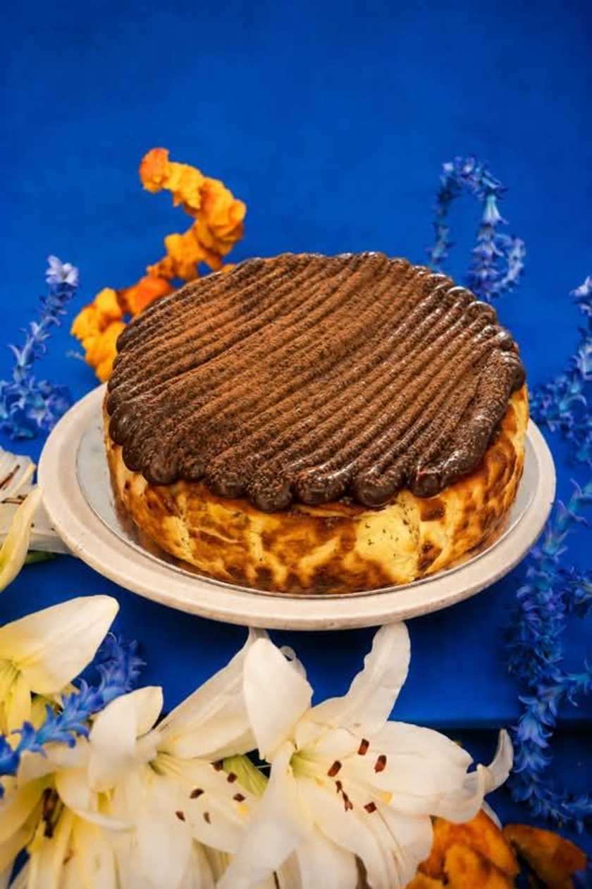 Whole Basque Chocolate Cheesecake
