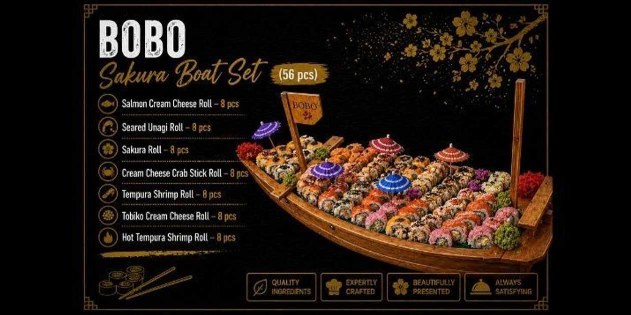 Sakura Boat set (56 əd.)