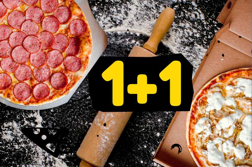 Any pizza (30 cm) + Any pizza (30 cm)