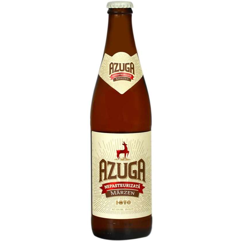 Bere Nepasteurizata Azuga Martzen, 0.5L