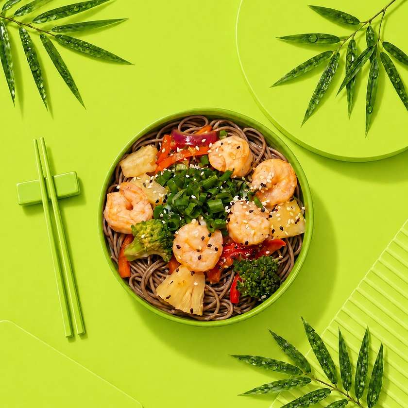 Wok Ramen Creveti Sos Cremos