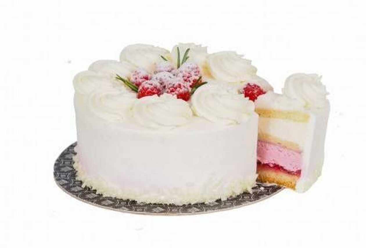 Tort mascarpone z malinami