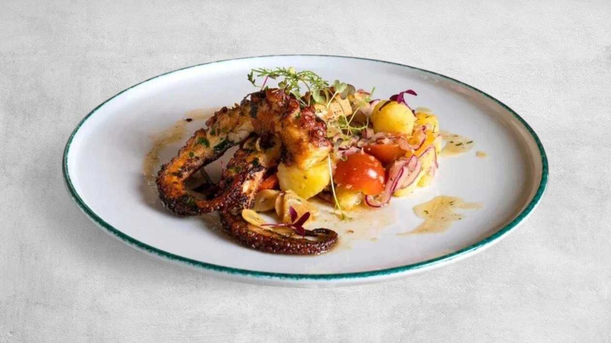 Grilled Octopus With Sicilian Potato Salad