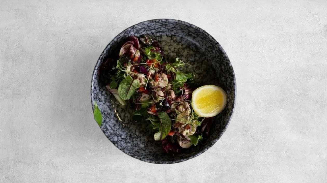 Octopus Salad With Focaccia