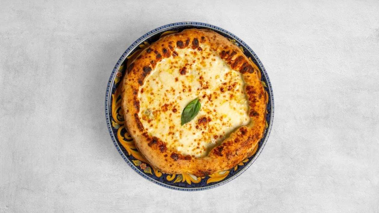 Four Cheese White Pizza