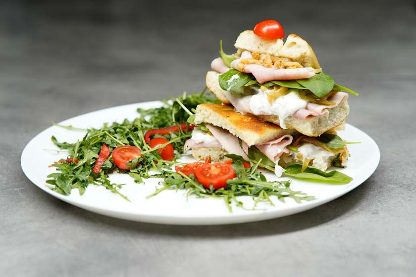 Focaccia Prosciutto Cotto e Burrata 350gr