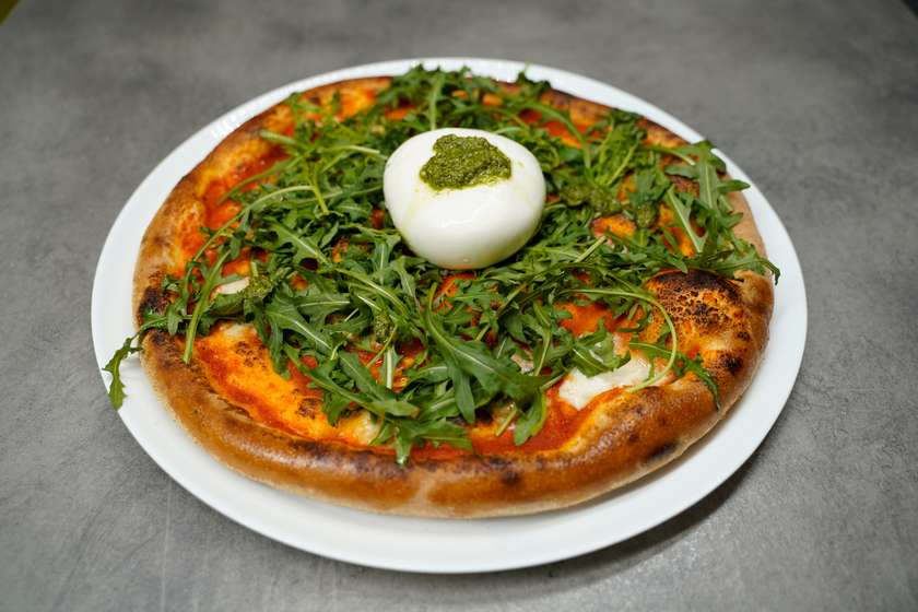 Pizza Burrata e Rucola 400gr