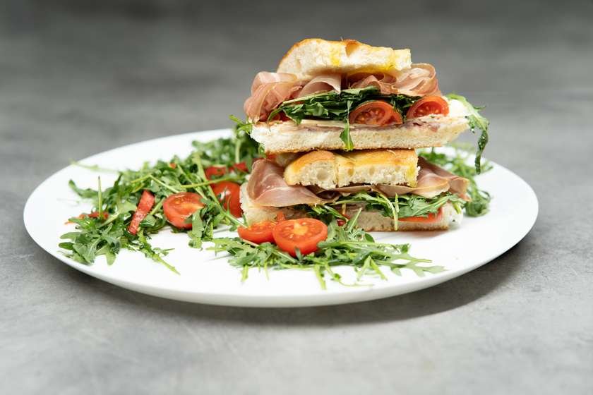 Focaccia Prosciuto Crudo si Grana Padano 350gr