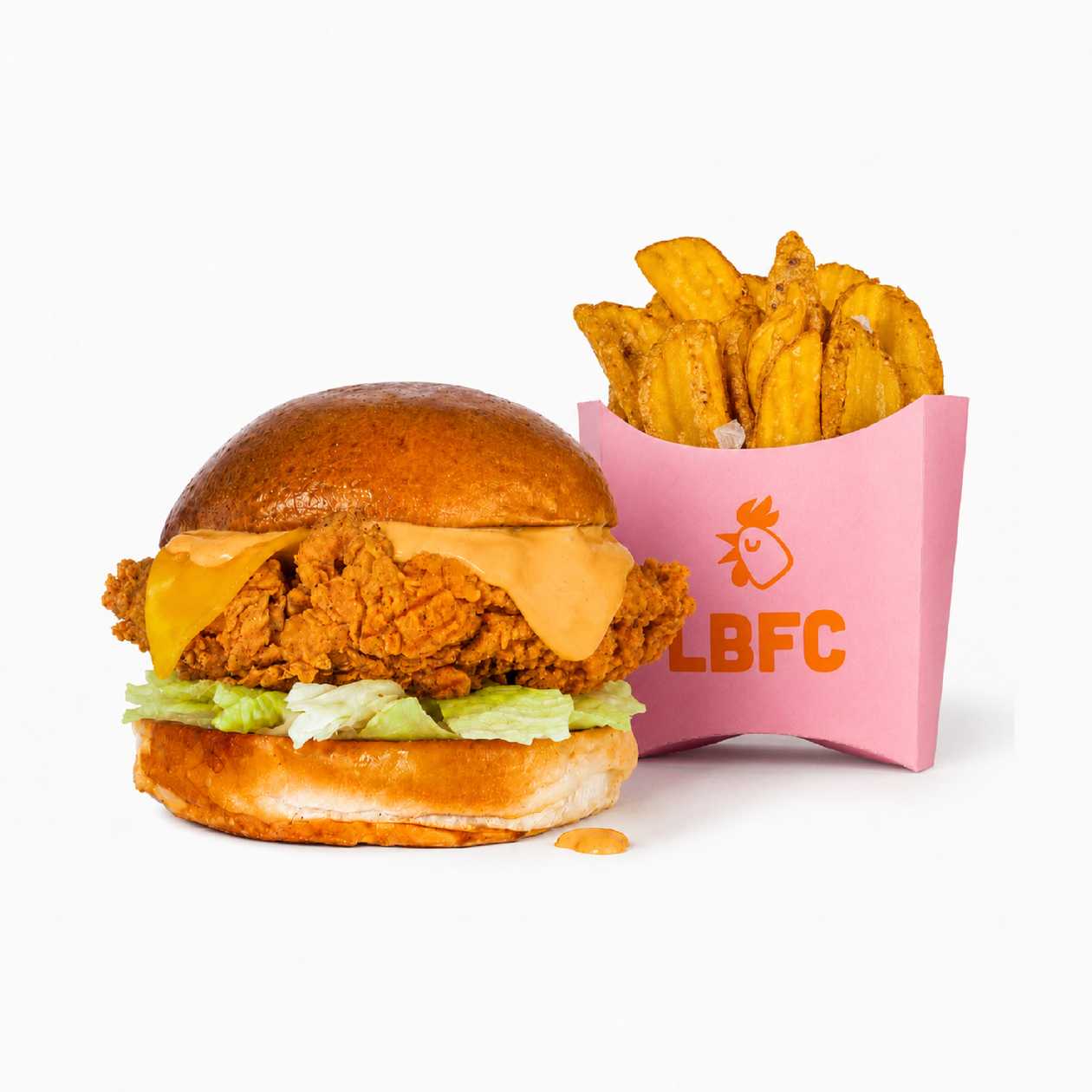 COMBO | Honey Mustard Burger, Fries Crispers 130g