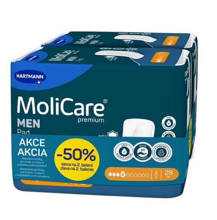 MoliCare Men 4 Drops Duopack 2x14pcs