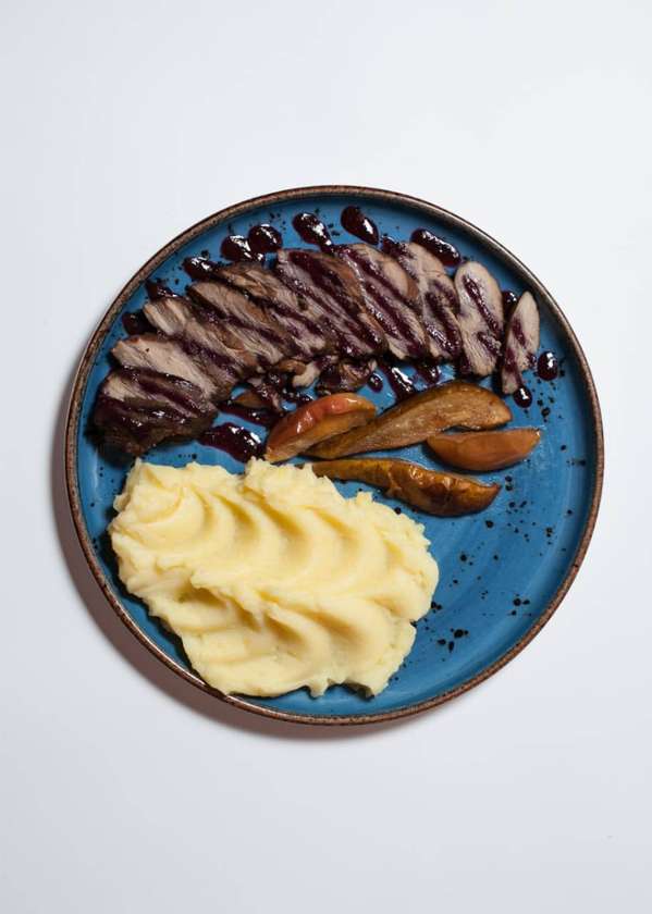 Duck Breast with Apples