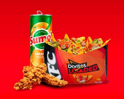 Doritos Picantes + Bebida + Acompanhamento