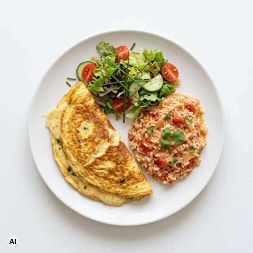 Nisa Cheese Omelette