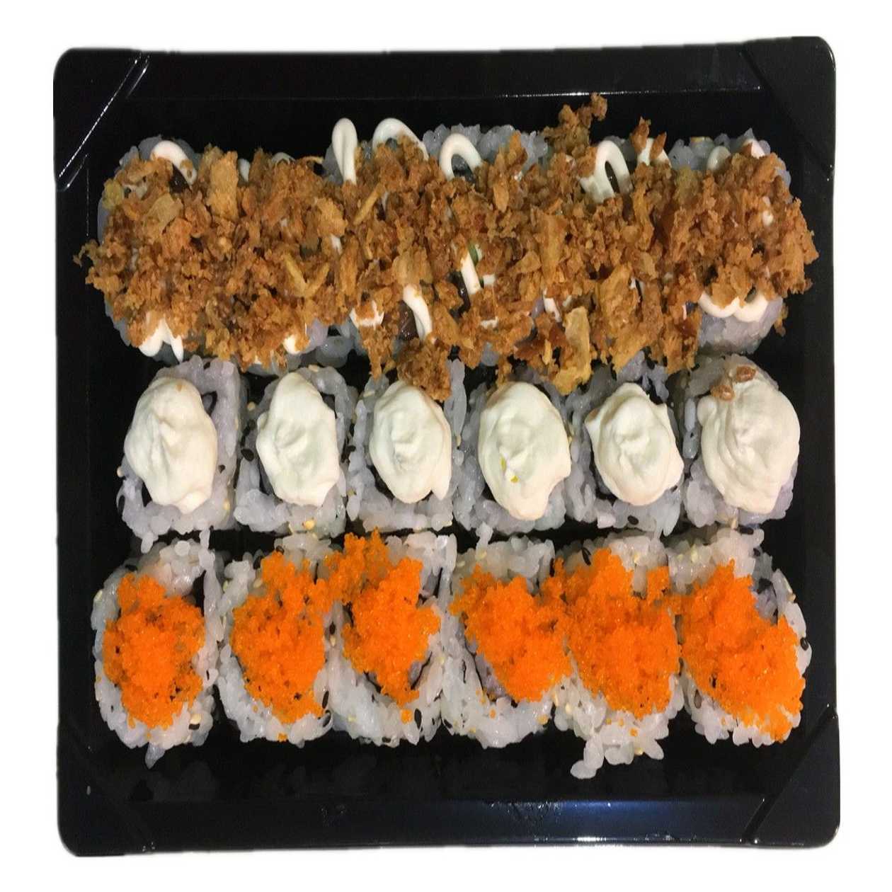 1016: Mixed California with Sauces 18 Pcs.