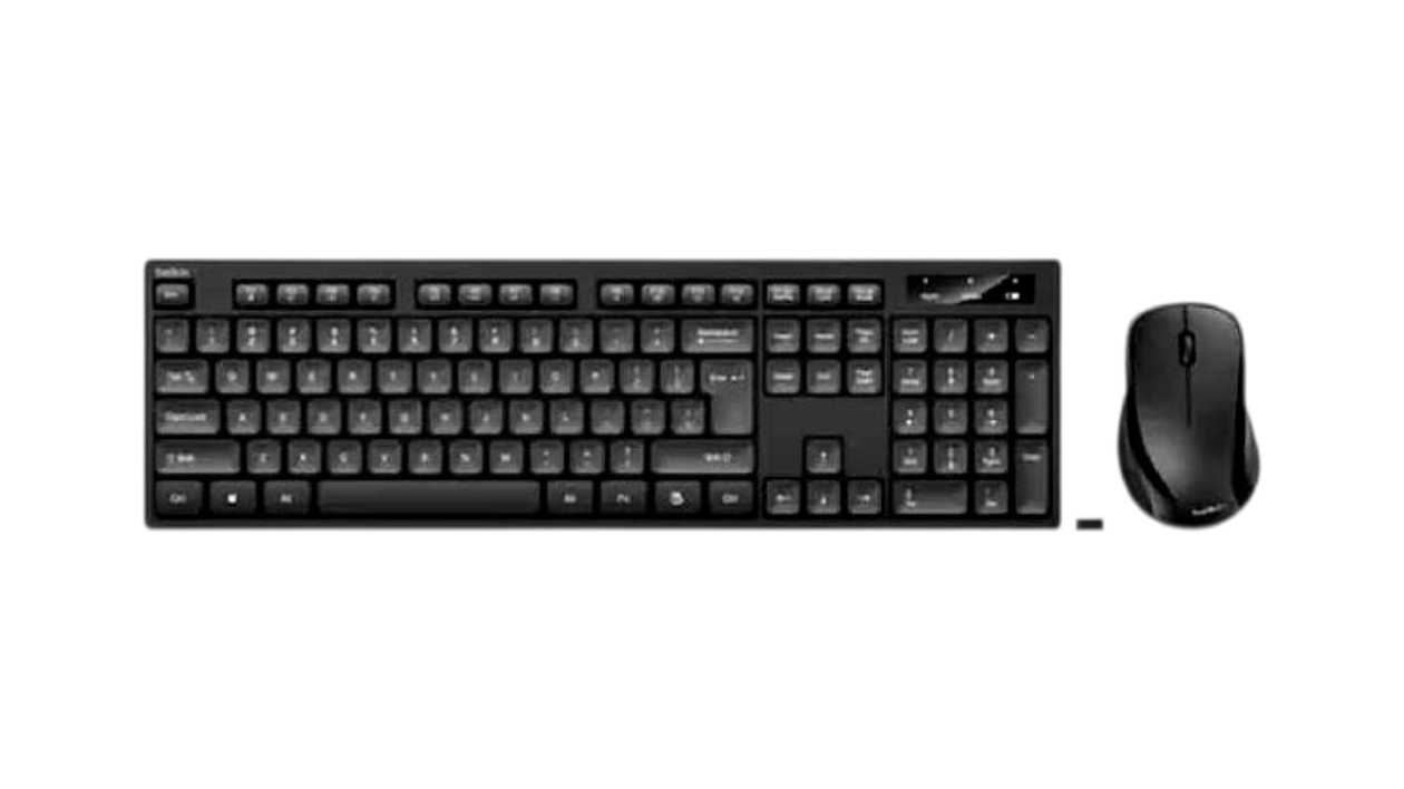 Keyboard & Mouse Wireless Belkin black