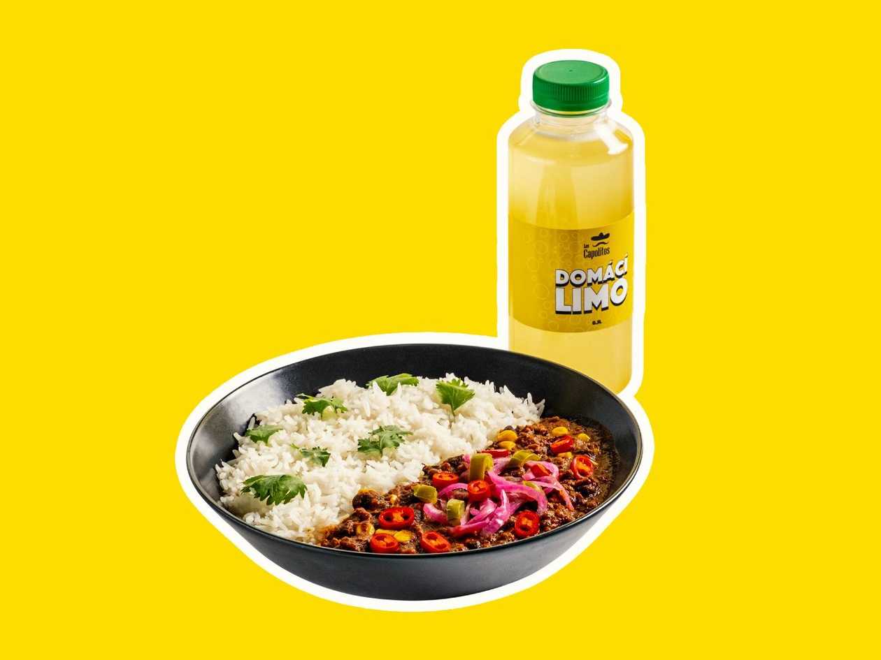 Chili con carne + Capolito's lemonade 0,5l
