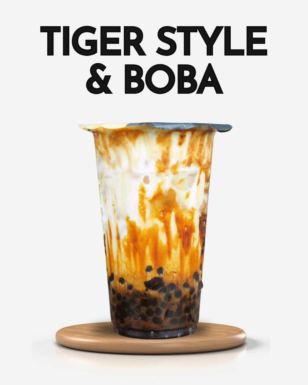 Tiger Style and Boba. 450 ml.