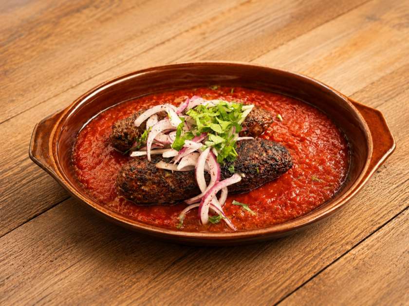 Kutaisi-Style Kebab with Tomato Sauce
