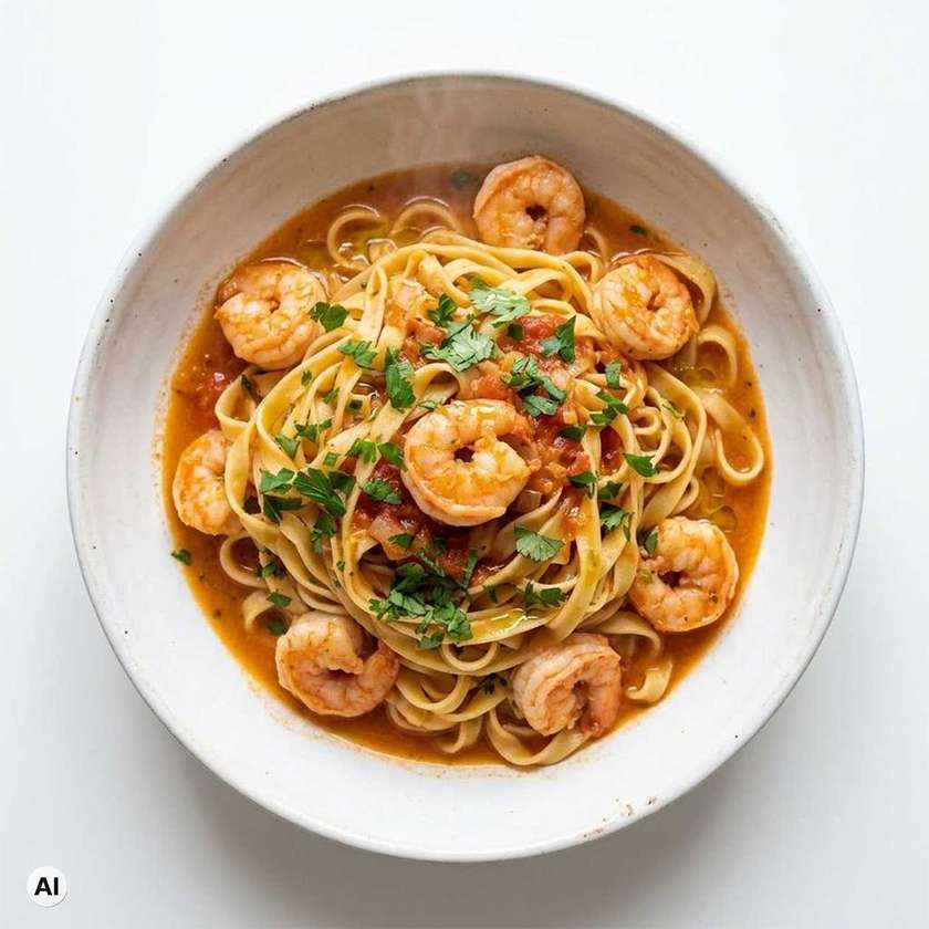 Shrimp noodles