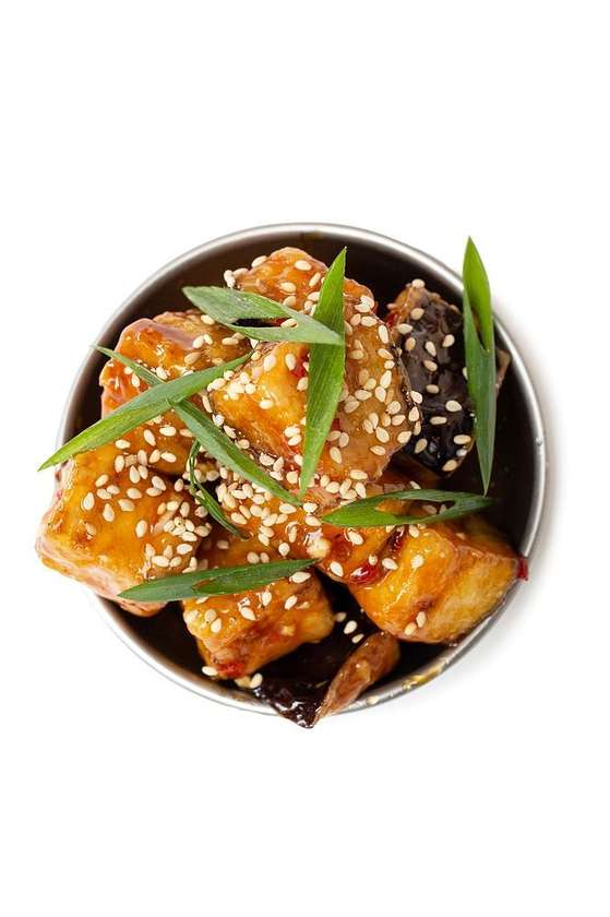 Crispy Sweet & Spicy Eggplant (Vegetables)