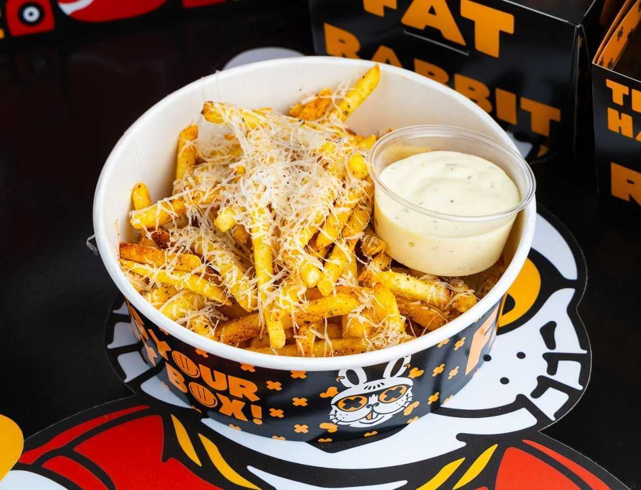 FRIES & GARLIC DIP