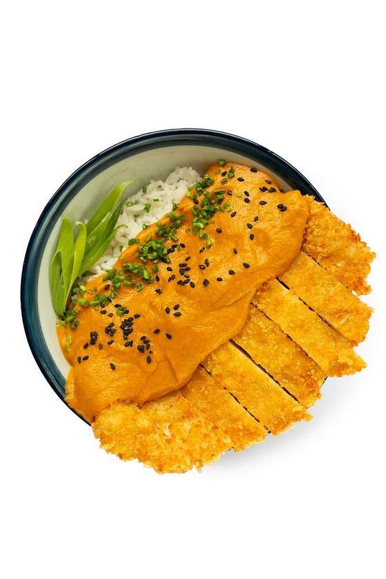 Chicken Katsu Curry with Rice (Crispy)