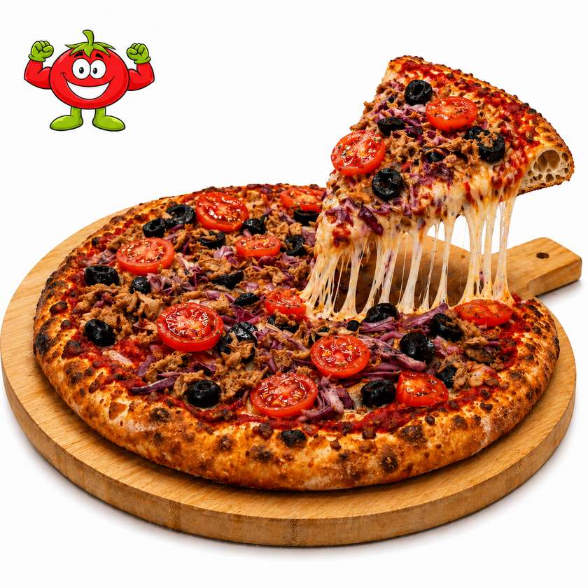 Protein Pizza with Pulled Beef - Large 35 cm
