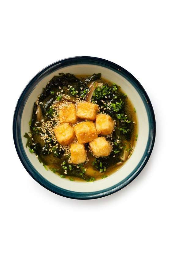 Miso Soup with Tofu (Vegan)