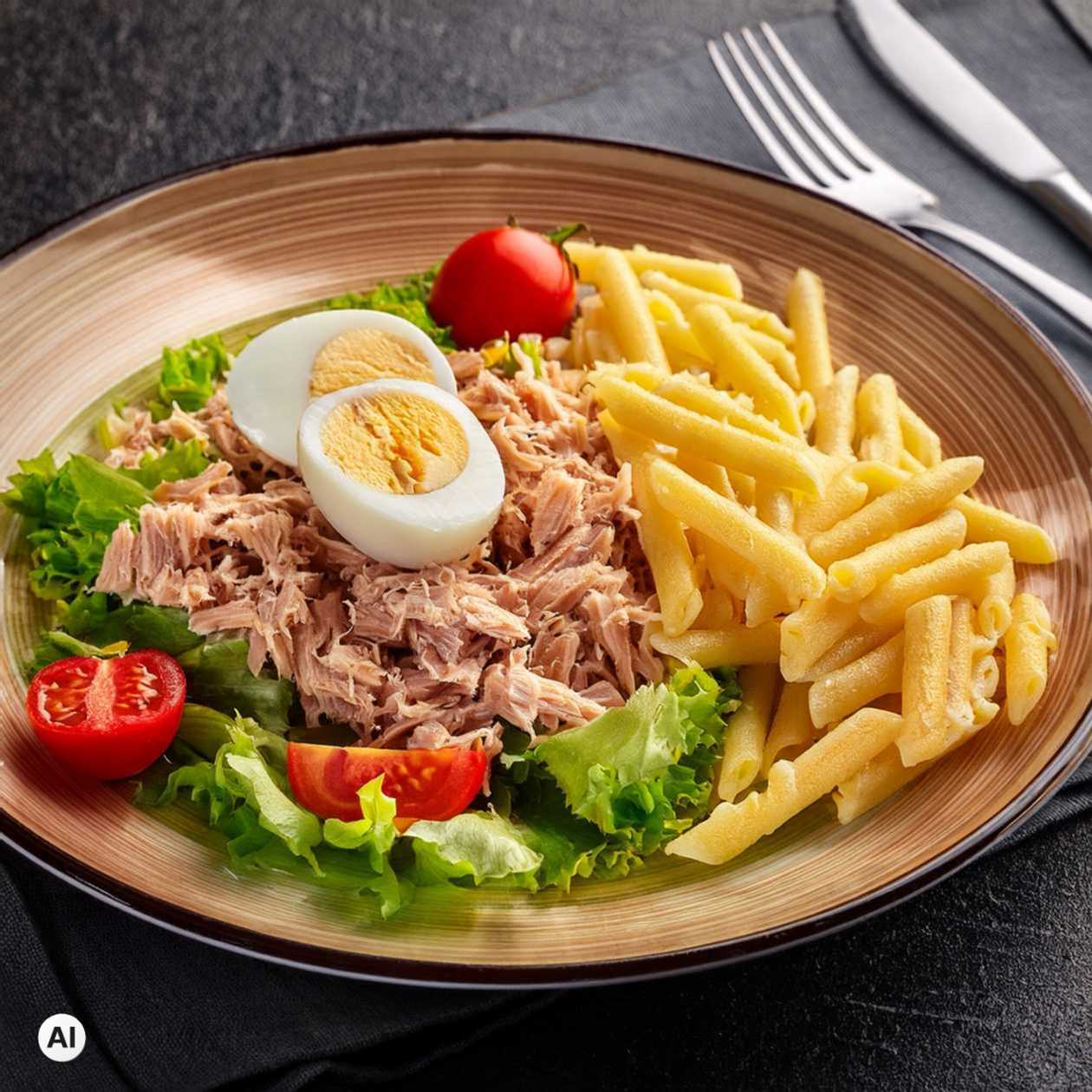 Menu: Sande de Atum + Batata Frita + Bebida