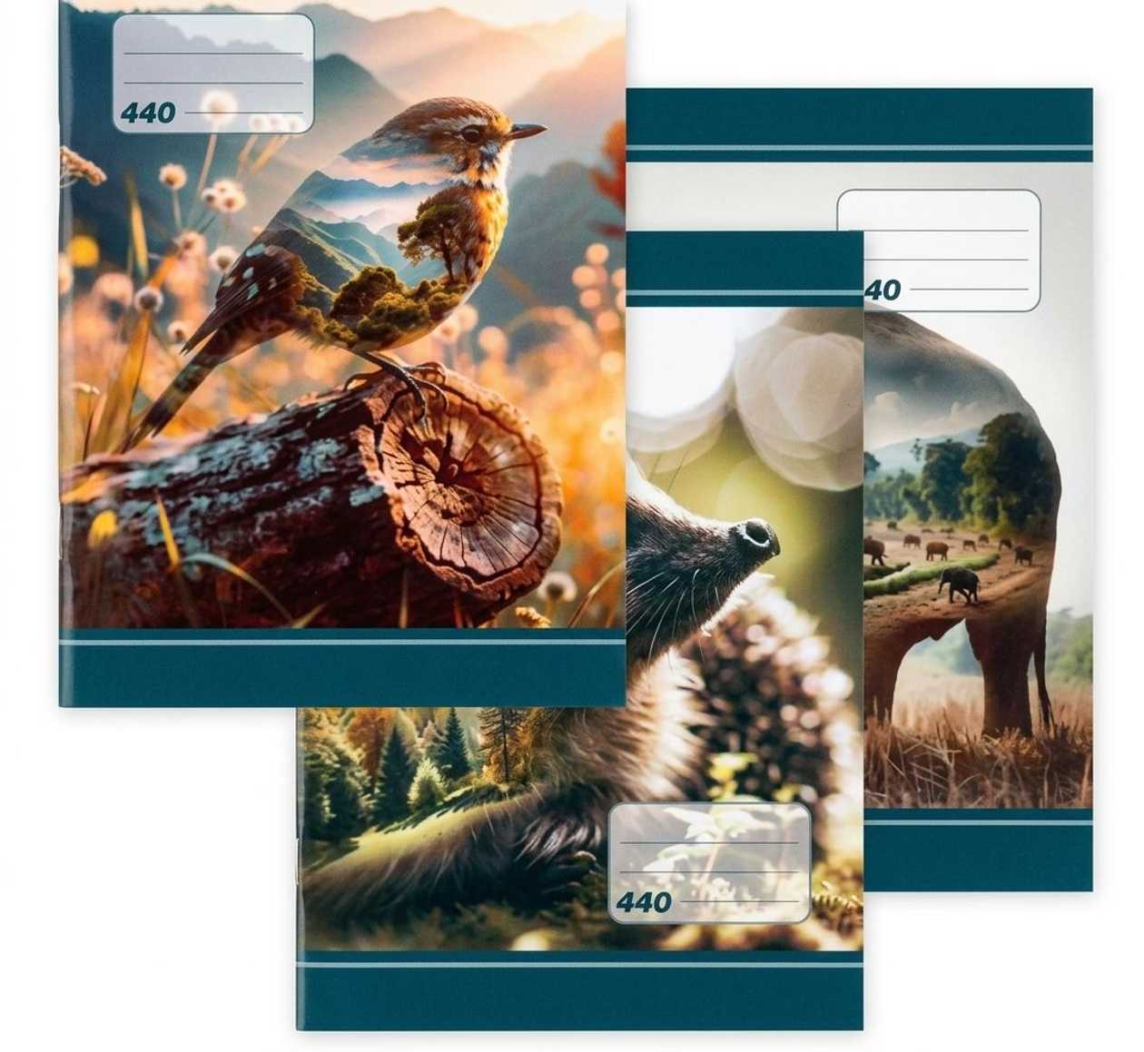 A4 Plain Exercise Book - 40 Sheets (440) 1 pc