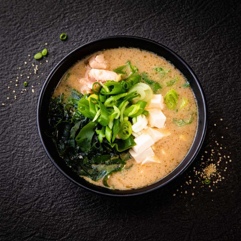 Miso s lososem a tuňákem