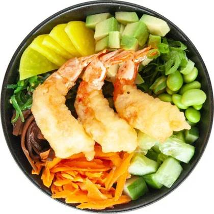 Poke Bowl s tempurovanou krevetou 500g