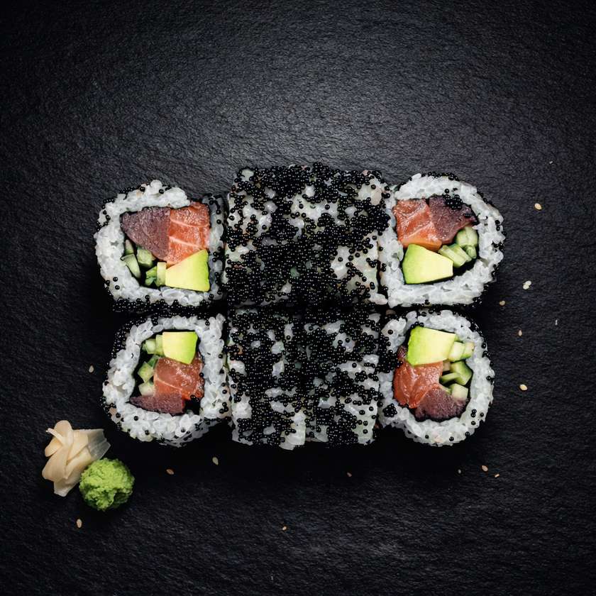 Black California Tuna & Salmon