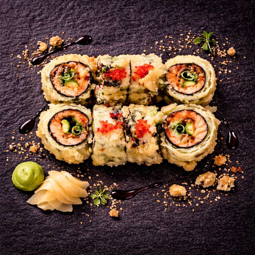 Tempura Salmon Teriyaki
