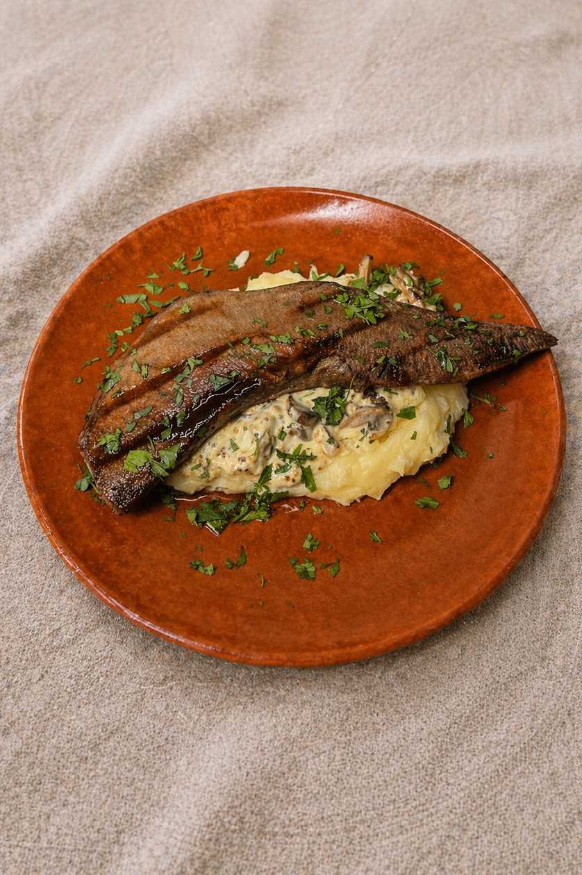 Grilled tongue