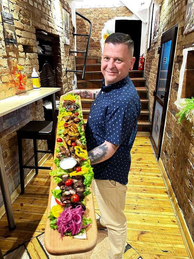 One meter of shashlik