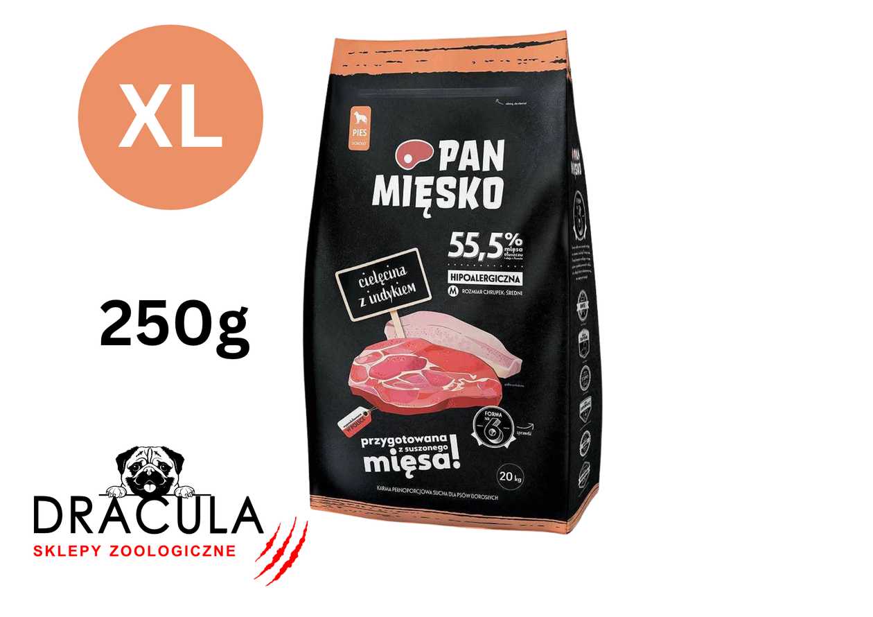 Pan Mięsko weight food - veal with turkey XL 250g