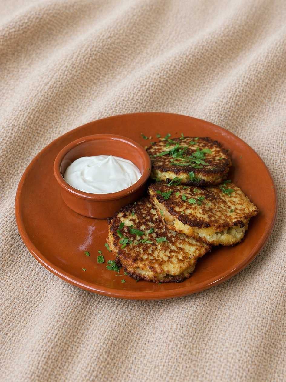 Potato pancakes with meat