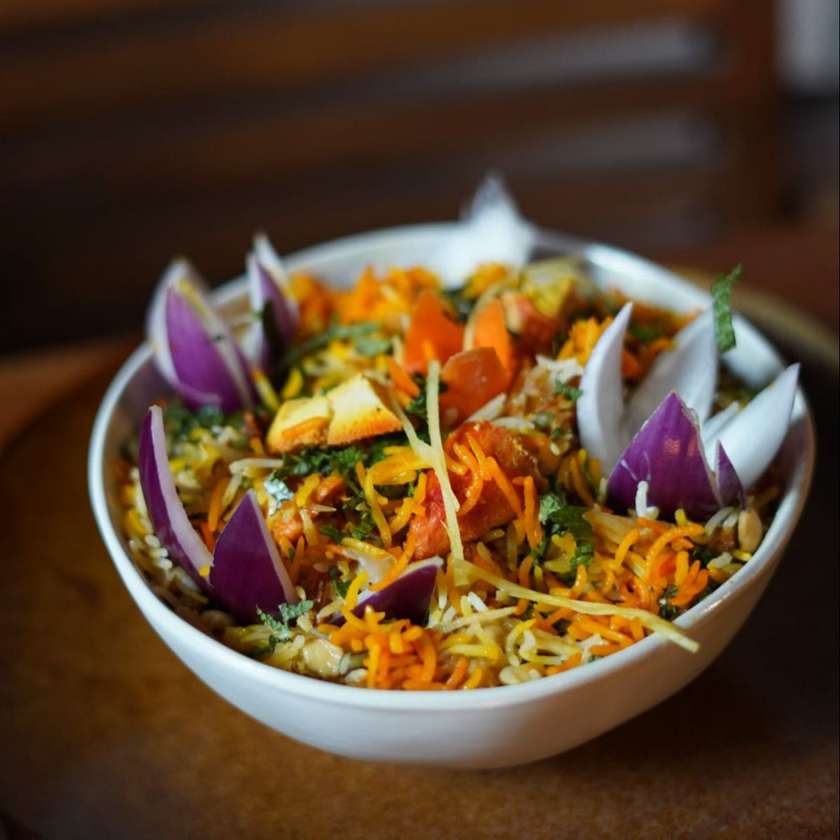 VEGANSKÉ Biryani z jackfruitu