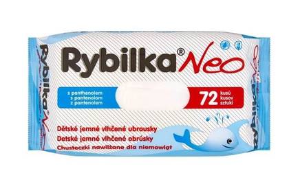 Rybilka Neo with Panthenol Baby Gentle Wet Wipes 72 pcs