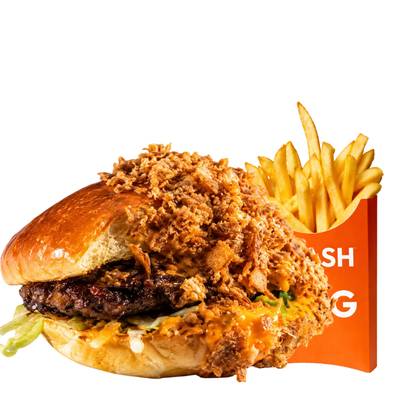 Combo Dirty cheeseburger