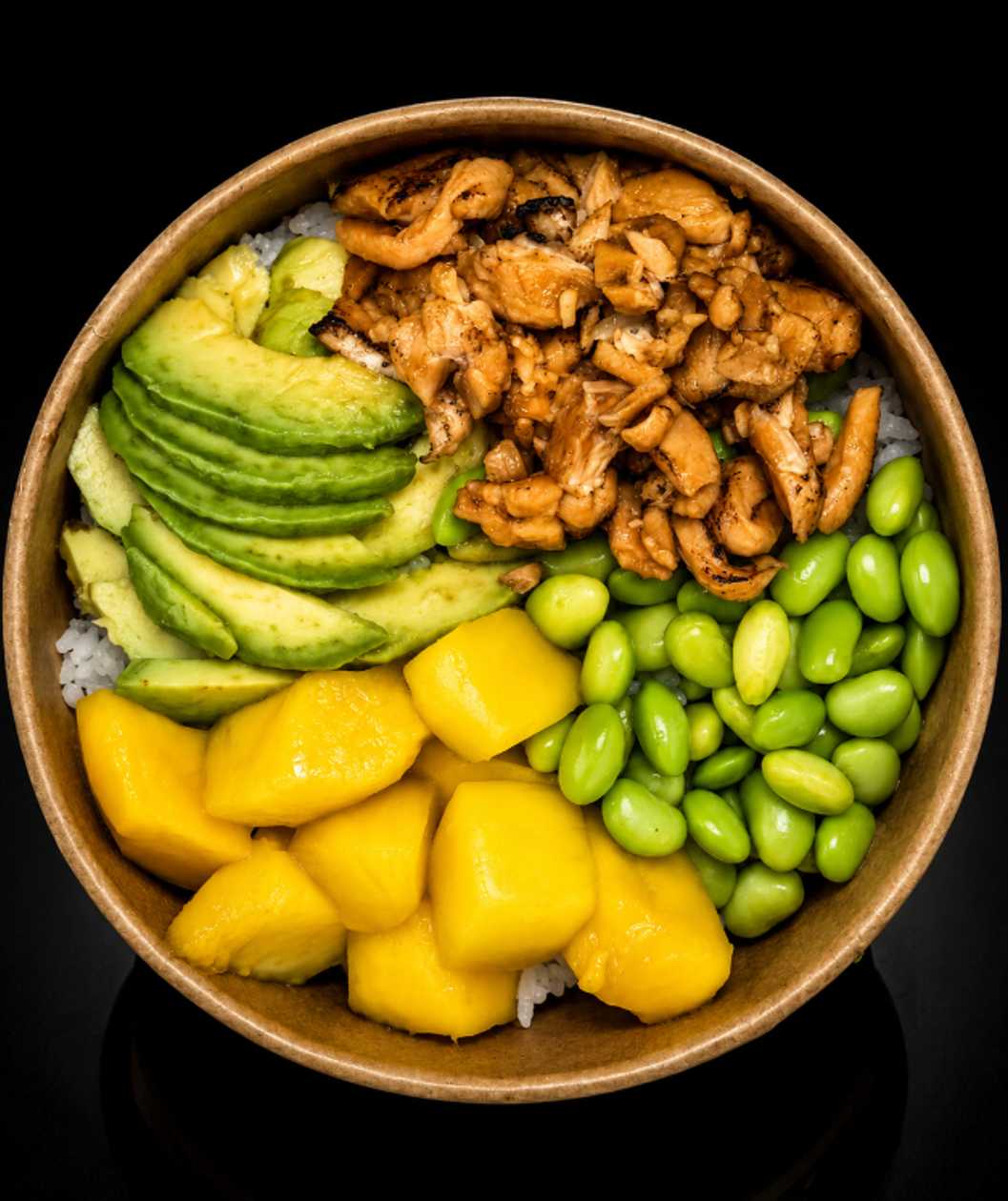 Roasted Salmon Poke
