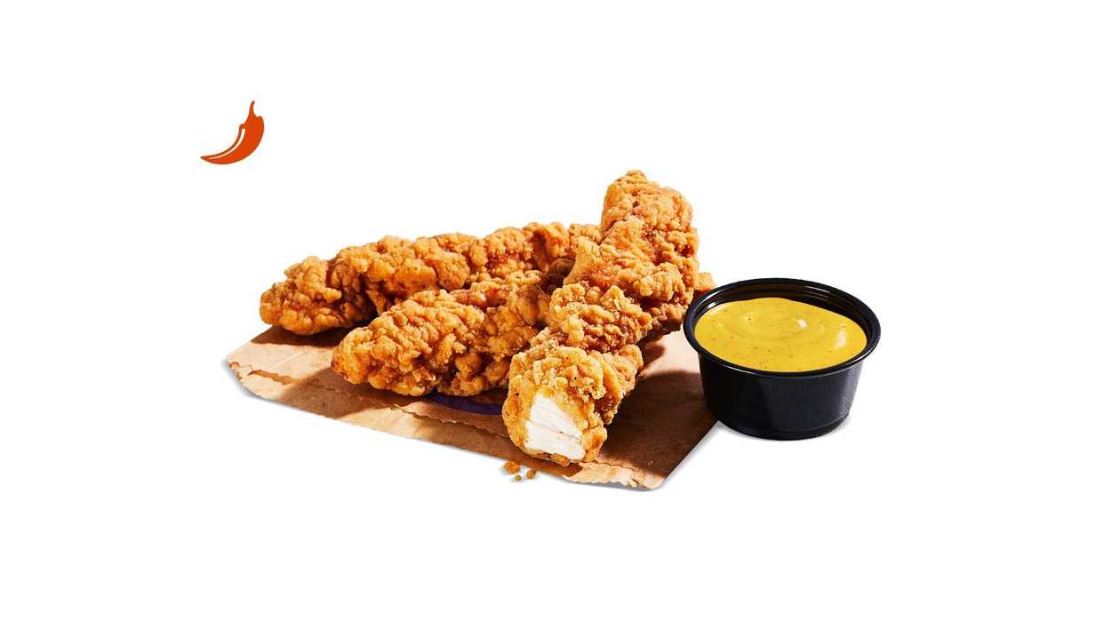 3 Crispy Chicken + sos Honey Mustard ( produs picant )