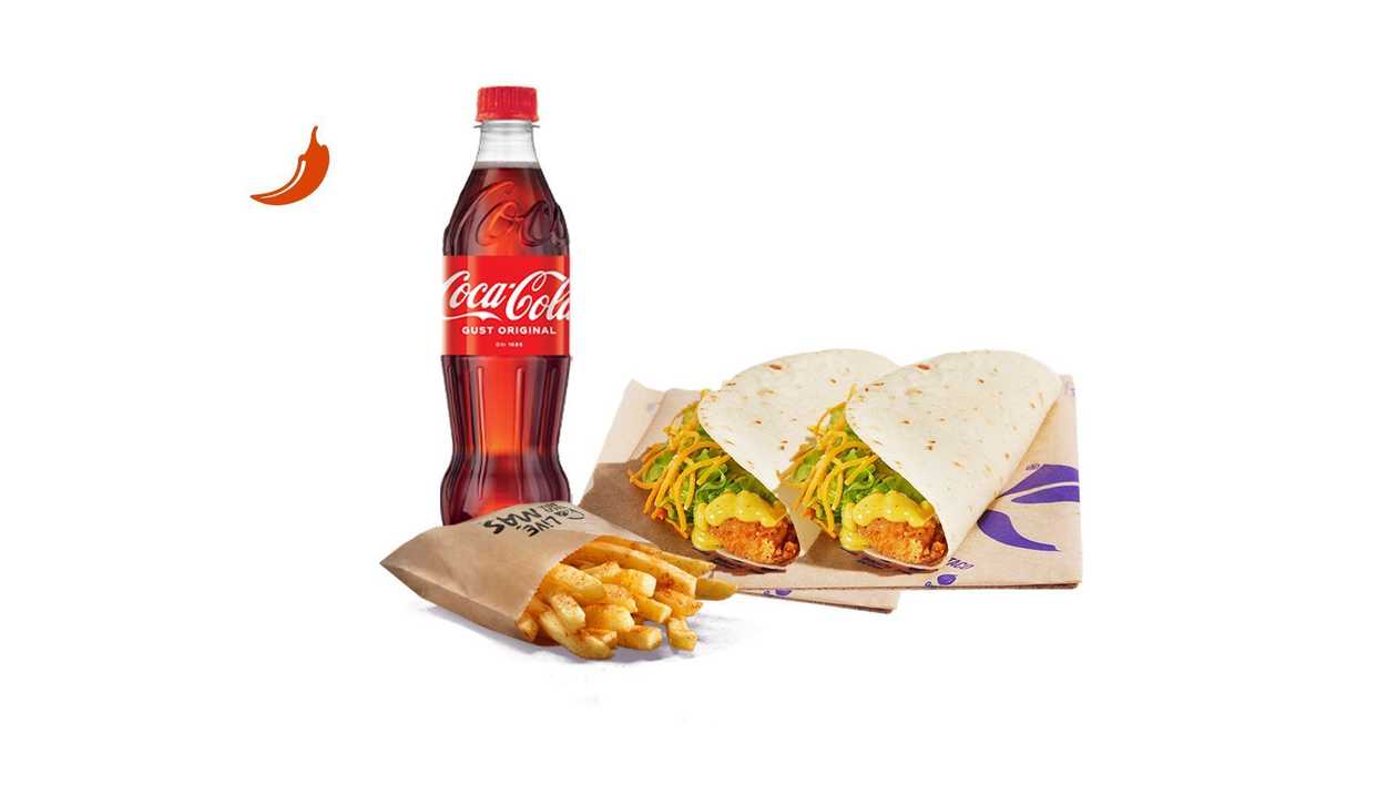 Menu Crispy Chicken Taco Honey Mustard ( produs picant )