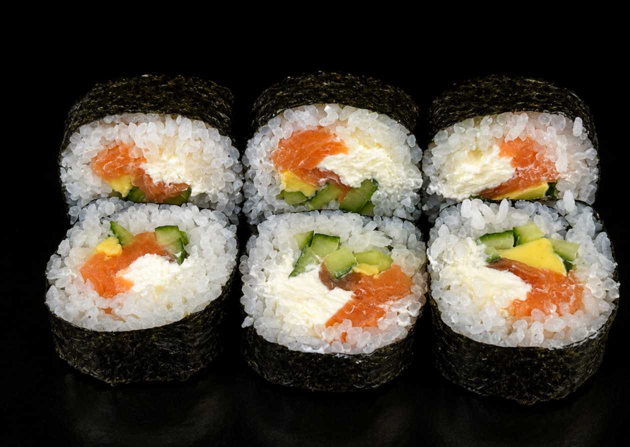 Smoked Salmon Futomaki